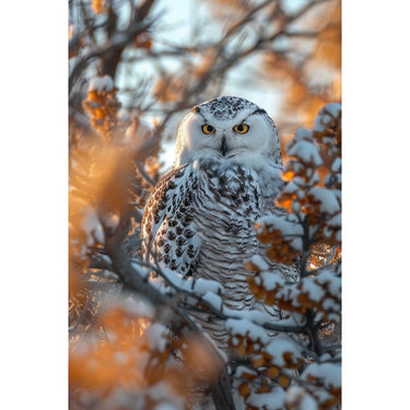 Tableau de Chouette Blanche